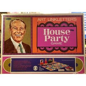 1968 Art Linkletter's House Party Game Incomplete For Parts or Display